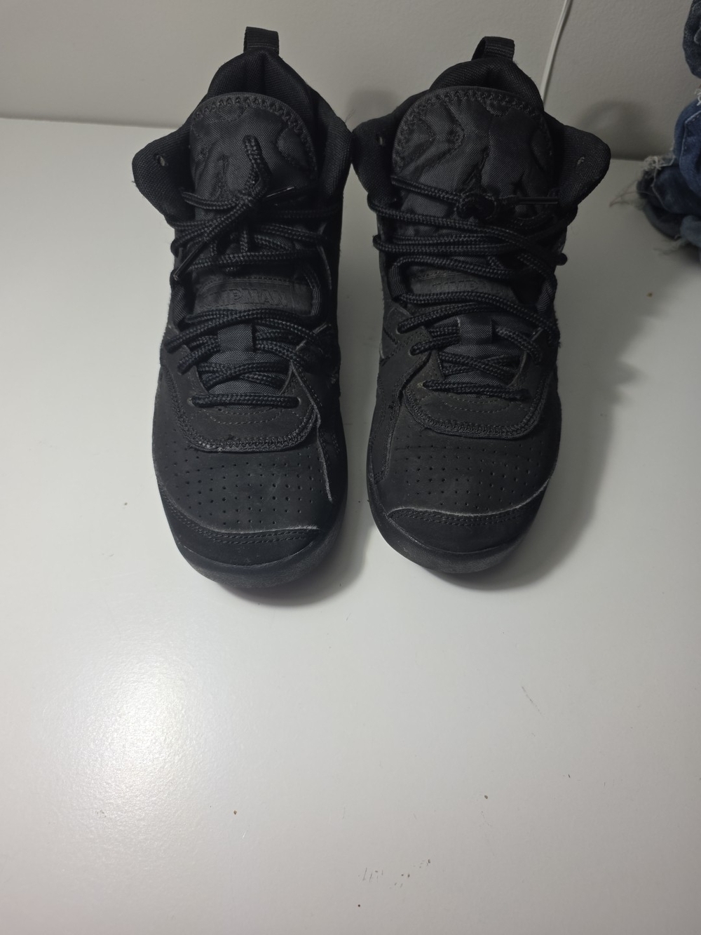Jordan Kids Black High-Top Sneakers